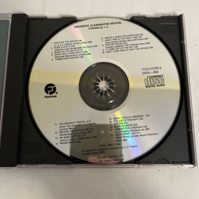 CREEDANCE CLEARWATER REVIVAL CHRONICLE VOLUME 2 CD MUSIC 20 CLASSICS AAD STEREO